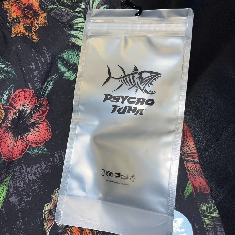 Psycho Tuna Floral Pool Shorts With Waterproof Phone Holder Size Small - Picture 7 of 9